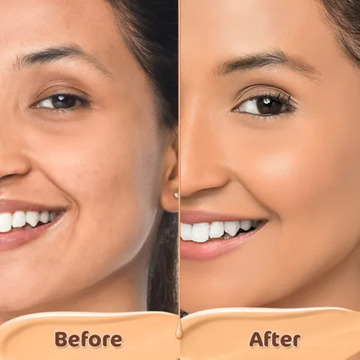 Nadia Hussain Power Glam Liquid Color Correcting in Dusty orange - Cover blemishes, dark spots, pigmentation - Full coverage & Lightweight for flawless base