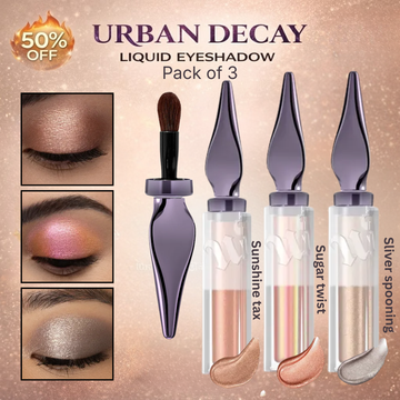 Urban decay 24/7 Glaze-On Liquid Eyeshadow | No Creasing, Fade-Proof UpTo 15Hr Wear | Use as Eyeshadow or Highlighter (Pack Of 3)