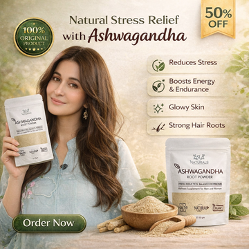 SL Naturals Ashwagandha Root Powder | Stress Relief, Hormone Balance & Hair Growth | 100% Natural Organic