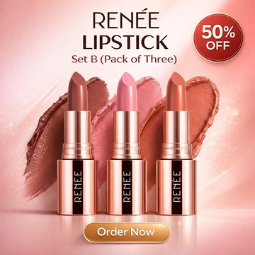 RENÉE EverStay Hydrating Long Stay & Waterproof Lipstick | Bold & Everyday Shades | Enriched with Bakuchiol & Vitamin E