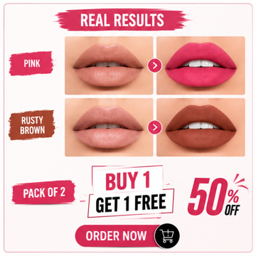 SL Basics Matte for You Lipstick – Pack of 2 - Velvet Matte Finish, Rich Pigmentation & All Day Comfort – 12H Long Stay, Non-Drying & Lightweight